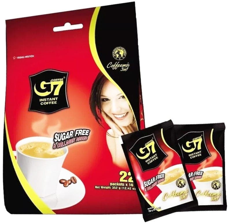 G7 Collagen & Sugar Free — растворимый вьетнамский кофе