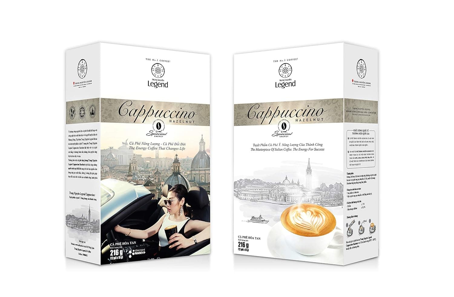 Legend Cappuccino Hazelnut — растворимый вьетнамский кофе